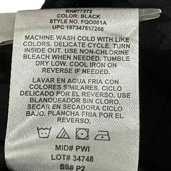 French Connection Women's Wide Leg Trouser Black Size Large - Picture 13 of 14